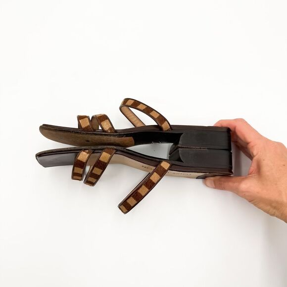 Louis Vuitton LV Damier Flats Checkered Sandals EU 38.5 US 8.5 - Picture 9 of 14